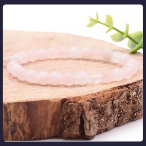 Bracelet Quartz Rose – Tendresse et amour au quotidien